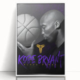 Urban Chic Pop Art Wall Art – Bold Black, Purple, and Yellow Canvas