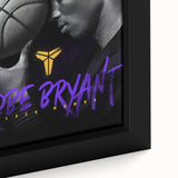 Urban Chic Pop Art Wall Art – Bold Black, Purple, and Yellow Canvas