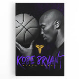 Urban Chic Pop Art Wall Art – Bold Black, Purple, and Yellow Canvas