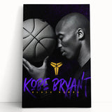 Urban Chic Pop Art Wall Art – Bold Black, Purple, and Yellow Canvas