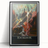 Retro Excalibur Fantasy Poster - Vintage 80s Movie Wall Art