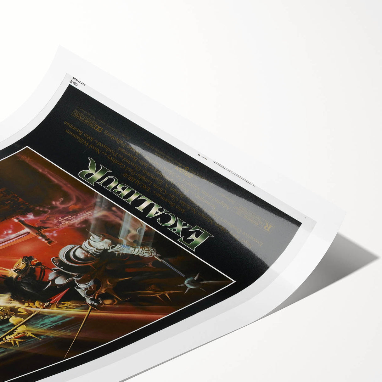 Retro Excalibur Fantasy Poster - Vintage 80s Movie Wall Art
