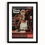 Coors Beer Retro Poster - E.T. "Phone Home" Vintage Ad Art