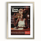 Coors Beer Retro Poster - E.T. "Phone Home" Vintage Ad Art