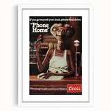 Coors Beer Retro Poster - E.T. "Phone Home" Vintage Ad Art