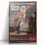 Coors Beer Retro Poster - E.T. "Phone Home" Vintage Ad Art