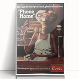 Coors Beer Retro Poster - E.T. "Phone Home" Vintage Ad Art