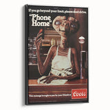 Coors Beer Retro Poster - E.T. "Phone Home" Vintage Ad Art