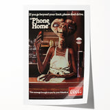 Coors Beer Retro Poster - E.T. "Phone Home" Vintage Ad Art
