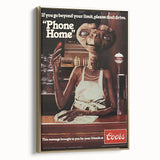 Coors Beer Retro Poster - E.T. "Phone Home" Vintage Ad Art