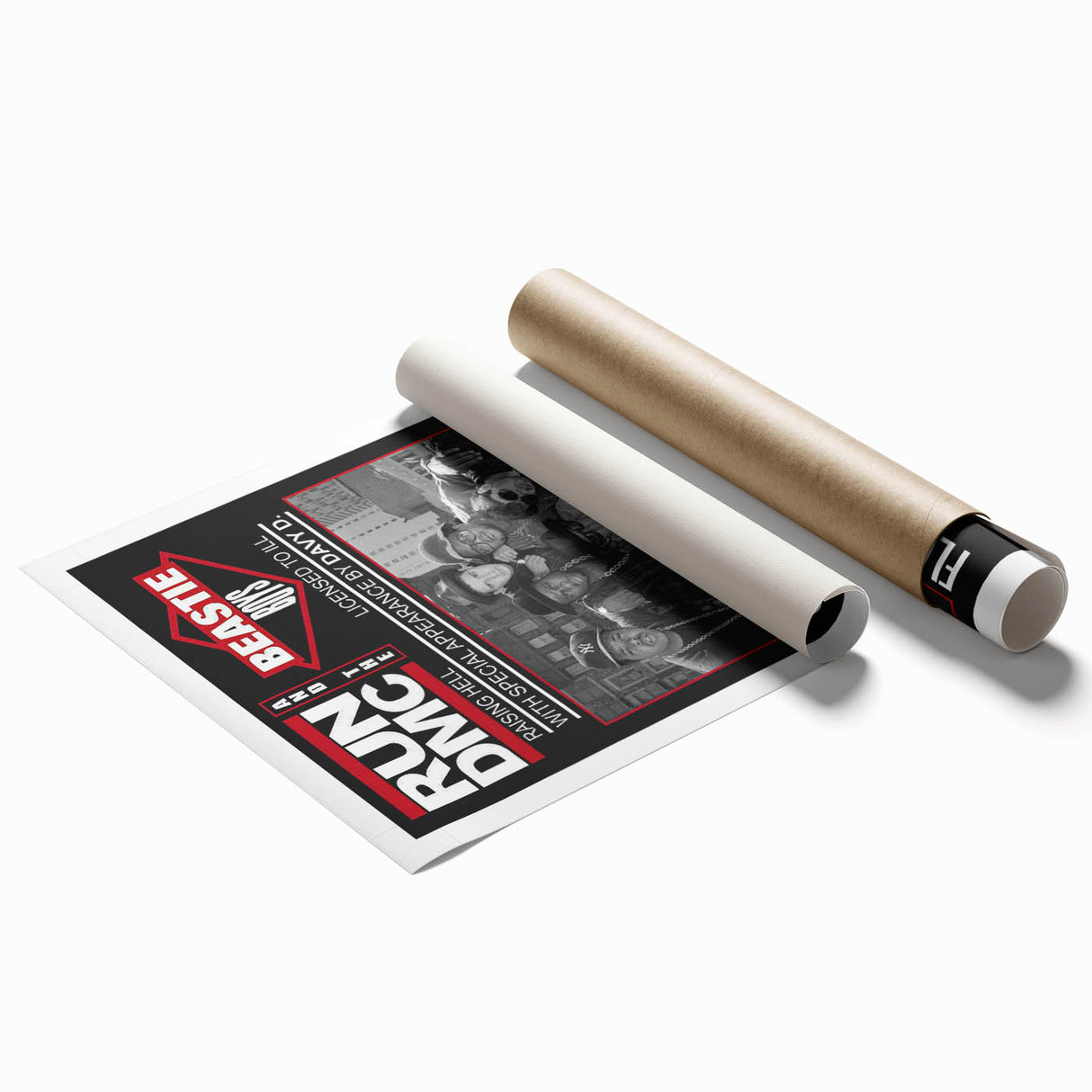 Run-DMC & Beastie Boys Poster – Retro Hip-Hop Wall Art