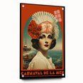 Retro Carnival at the Sea Poster – Vintage Maritime Art Print