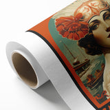 Retro Carnival at the Sea Poster – Vintage Maritime Art Print