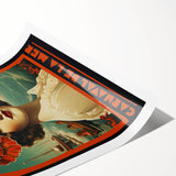 Retro Carnival at the Sea Poster – Vintage Maritime Art Print