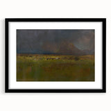 Realism Art Print - Tatras Before a Storm by László Mednyánszky Canvas