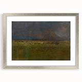 Realism Art Print - Tatras Before a Storm by László Mednyánszky Canvas