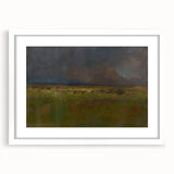 Realism Art Print - Tatras Before a Storm by László Mednyánszky Canvas
