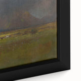 Realism Art Print - Tatras Before a Storm by László Mednyánszky Canvas