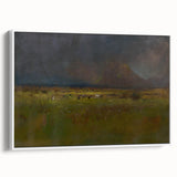 Realism Art Print - Tatras Before a Storm by László Mednyánszky Canvas