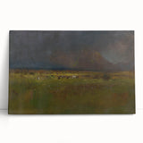 Realism Art Print - Tatras Before a Storm by László Mednyánszky Canvas