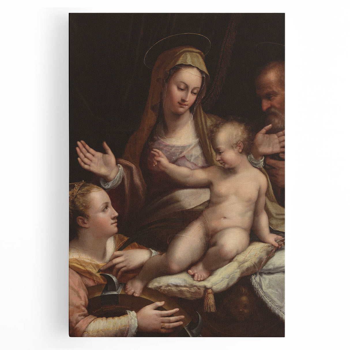 Renaissance Masterpiece: Lavinia Fontana's Holy Family Art Print