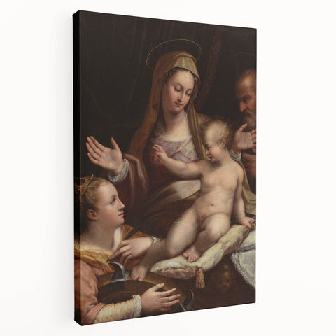 Renaissance Masterpiece: Lavinia Fontana's Holy Family Art Print