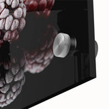 Frozen Blackberry Art – Elegant Food Photography Kitchen Print