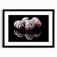Frozen Blackberry Art – Elegant Food Photography Kitchen Print