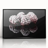 Frozen Blackberry Art – Elegant Food Photography Kitchen Print
