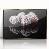 Frozen Blackberry Art – Elegant Food Photography Kitchen Print