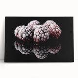 Frozen Blackberry Art – Elegant Food Photography Kitchen Print