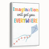 Imagination Wall Art - Kids Inspirational Learning Room Decor