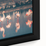 Extra large framed canvas featuring textured, colorful art of a Cyprus landscape, ideal for living room decor.
