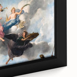 Extra large black wall art of Paris scenery on textured canvas, featuring vibrant colors, ideal for living room decor.