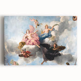 Black and white large art print of Paris scenery on stretched canvas, ideal for kitchen wall art or bedroom.