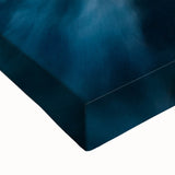Black and white landscape art painting of a Lithuanian scenery on large stretched canvas, ideal for bedroom wall decor.