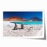 Extra large rolled print featuring a vibrant floral scene set in Bolivia, ideal for art wall dining room.