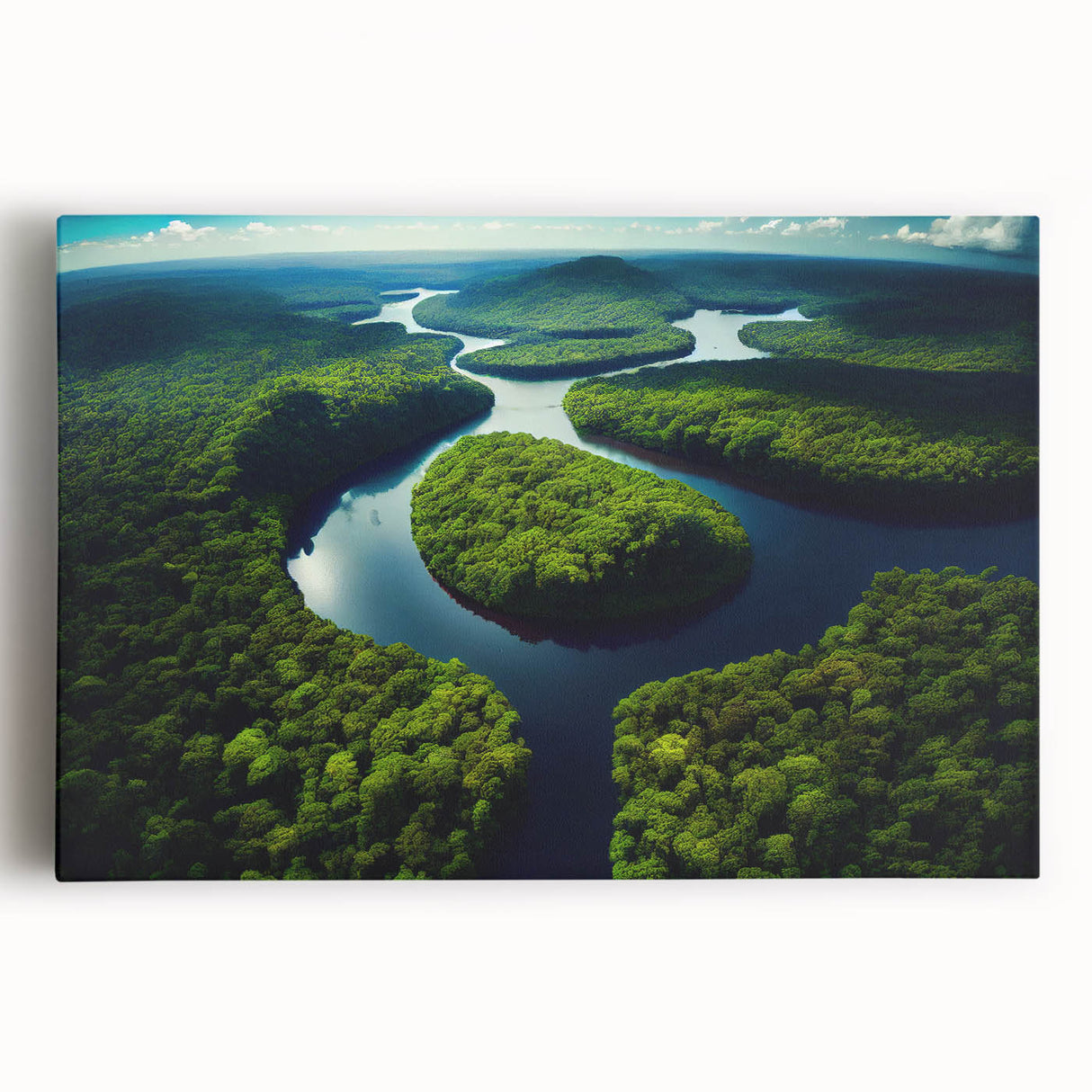Black and white photo of Rio de Janeiro on stretched canvas, ideal for kitchen wall art.
