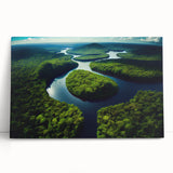 Black and white stretched canvas of a Brazilian landscape, large art ideal for kitchen wall art or bedroom ambiance.