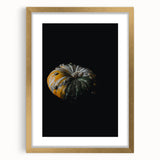 Extra large abstract art print with textured design in warm fall colors, framed in gold, ideal for living room decor.