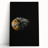 Large black and white stretched canvas depicting a fall scene, ideal for kitchen wall art or bedroom ambiance.