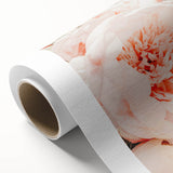 Art deco poster of spring season with pastel colors on rolled canvas, ideal for nursery wall art.