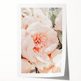 Rolled print of a spring floral design in soft pastel shades, suitable for art wall dining room or classy bathroom.