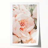 Rolled print of a spring floral design in soft pastel shades, suitable for art wall dining room or classy bathroom.