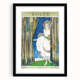 1919 Spring Vogue Cover Print - Floral Fantasy Art Deco Wall Decor