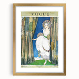 1919 Spring Vogue Cover Print - Floral Fantasy Art Deco Wall Decor