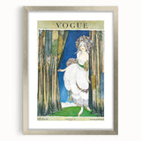 1919 Spring Vogue Cover Print - Floral Fantasy Art Deco Wall Decor