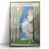 1919 Spring Vogue Cover Print - Floral Fantasy Art Deco Wall Decor