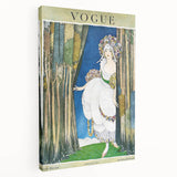 1919 Spring Vogue Cover Print - Floral Fantasy Art Deco Wall Decor