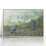 Mid-century modernist art featuring a Van Gogh-inspired abstract design in acrylic, ideal for nursery wall art.